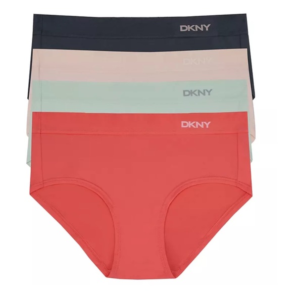 Dkny Intimates & Sleepwear Dkny Microfiber Hipster Panties 4pack